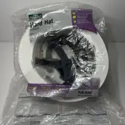 MSA Model 10006318 White Full Brim Hard Hat with ratchet Suspension Industrial ￼