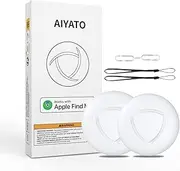 Smart Bluetooth Tracker, Key Finder Work with Apple Find My Item Locator Trakcer Tag Tracking Device for Keys,Wallet,Luggage,Pets and Bag IP67 Waterproof iOS Compatible Only
