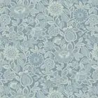 Floral Peel and Stick Wallpaper Boho Flower 16.1" x 78.7", Blue White