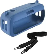 Silicone Protective Case for Wireless Speakers with Shoulder Straps, Dustproofs and Shockproof Speakers Guard