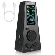 Digital Metronome with Timer, English Vocal Counting, Touch Operation and Eas...