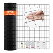 Hardware Cloth, 36'' x 50' Galvanized Wire Mesh Roll, 16 Gauge Chicken Wire Fence Roll, Vinyl Coating Metal Wire Mesh for Chicken Coop Barrier, Rabbit Snake Fences, Poultry