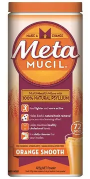 Metamucil Fibre Supplement Orange Smooth 72 Doses