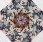 16 9.5" Flower Shadows #2 Stack 'n Whack Quilt Blocks Kaleidoscope