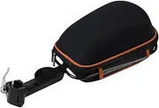 kowaku Bicycle Rear Rack Storage Bag for Backseat Use, Black Orange