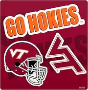 NCAA Virginia Tech Slogan Magnet Sheet