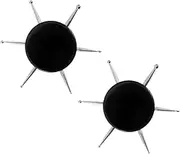 Generic 2pcs Manicure Tools Rotary Tool Nail Kits Nail Tools for Nail Art Nail Polish Kit Dotting Tools Nail Art Tools for Nails Tracing Nail Tools Manicure Dotting Tool Black Acrylic