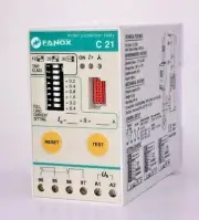 Fanox C21 Motor Protection Relay, 3-phase, 7.5 - 12 hp, 115V auxiliary voltage