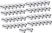 "Abbraccia" 50Pcs Wall-Mounted Fixing Bolts for Advertisements, Durable Sign Standoff Screws for Displaying Pictures, Silvery