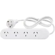 HPM R105 4 Way Power Board Includes Flat Fitting Plug 1 Metre Power Cord 4 WAY POWER BOARD
