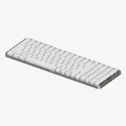 Lofree FLOW 100 Hot-Swap Low Profile Mechanical Keyboard (White) (Linear Switch)