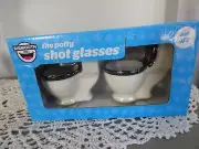 Big Mouth "The Potty Shot Glasses" Set of 2 Potty Shaped Glasses New in box