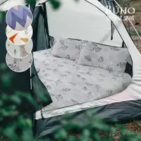 在飛比找ETMall東森購物網優惠-BUHO《多款任選》露營專用極柔暖法蘭絨充氣床墊床包枕套三件