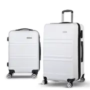 Wanderlite 2pc Luggage Trolley Set Suitcase Travel