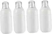 VINTORKY 4pcs Press Type Travel Lotion Containers Leak Empty Shampoo Bottles Durable Pet Holders for Creams Cosmetics for Travel Toiletries