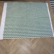 Ric Rack A Print Designed By Studio Screen PrintFabric Schumacher Green & White