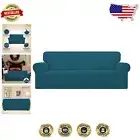 Machine Washable Stretch Sofa Protector in Checkered Design - Easy Care Cover