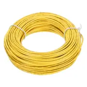 UL1007 22AWG Gauge Stranded Hook-Up Wire PVC Tinned Copper Wire 30m/100ft Yellow