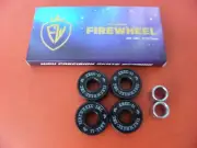 4 x ABEC 11 Scooter, Skateboard Bearings Black shields + Bearing Spacers