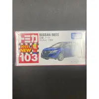 在飛比找蝦皮購物優惠-TOMICA 多美 103 Nissan Note 模型車 