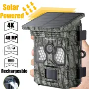 48MP 4K Trail Camera Wildlife Game Night Vision Outdoor Hunting 850NM No glow