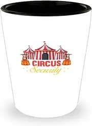 Teegarb Letter Blanket Shot Glass Party Funny Clown Circus Carnival