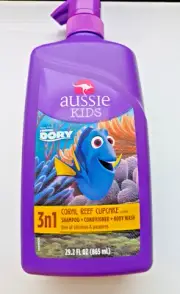 Aussie Kids Finding Dory Coral Reef Cupcake 3 In 1 Shampoo 29.2 Oz Large Size