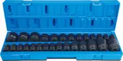 Action 607202801 - Impact Socket Set 1/2" Drive 28 Piece Metric/Imperial