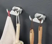 Towel Hook Bathroom Double Robe Hooks Wall Mount Towel Holder