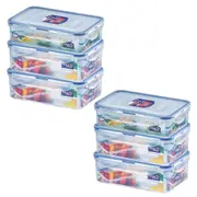 Lock & Lock 6pc Rectangle Container Set - 6 Piece