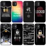 適用IPHONE15個性創意開鎖手機殼X指紋解鎖嘴唇手機殼UNLOCK CASE