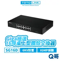 在飛比找蝦皮商城優惠-TOTOLINK SG16D 16埠 Giga 桌上型 機架