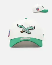 [New Era] New Era Philadelphia Eagles 'Nfl City Originals' 9forty A-frame Snapback Chrome White/otc - Size ONE ONE Chrome White/Ot