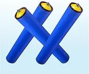 3 Pcs Industrial Conveyor Roller, Length 100 200 300 400 500 600 Mm PVC Conveyor Replacement Roller, Dia 2.5in 2in 1.6in 1.3in 1in Unpowered Roller for DIY Projects(3pcs D-1.6"/40mm,L-100MM/3.9in)