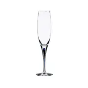 Orrefors Intermezzo 7 Ounce Champagne Flute, 1 Count (Pack of 1), Clear/Blue