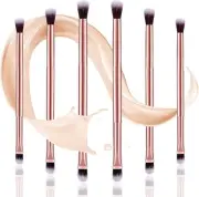 6Pcs Disposable Eyeshadow Brush Applicators Professional Comestic Double Ended