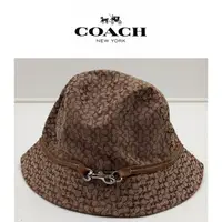 在飛比找蝦皮購物優惠-二手真品 COACH 帽子 保暖帽 漁夫帽 遮陽帽 男用帽 