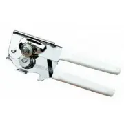 SWING-A-WAY Portable Manual Steel Can Opener with Bottle Opener - White