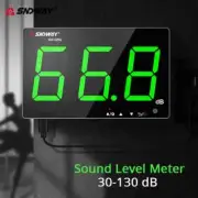 30~130dB Green Digital LCD Display Wall Mounted Noise Digital Sound Level Meter