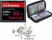 Sandisk 32GB Extreme CF Card UDMA 60MB/s 400x - Wallet & CF Card Reader