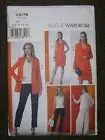 Vogue Sewing Pattern #9176 Wardrobe Dress Top Jacket & Wide Pants 6-8-10-12-14