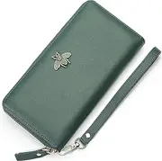 [AnnabelZ] Women Wallet RFID Blocking Ladies Clutch Purses Long Wristlet Wallets for Women