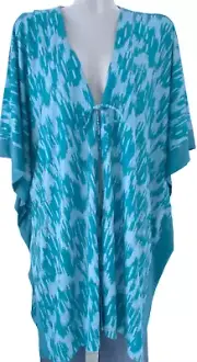 NEW prAna DEEP VERDE IKAT GRAN PARADISO WRAP TOP KIMONO SIZE SMALL