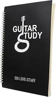 Yardwe Sheet Tab Note Notebook Music Notebook Guitar Learning Tools Guitar Tab Notebook present Portable Music Book Portable Six- Book Guitar Chord Book Coil Music Book Pp Black