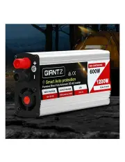 [Giantz] Pure Sine Wave Inverter 12V-240V Camping Boat Caravan in Silver