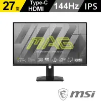 在飛比找momo購物網優惠-【MSI 微星】MAG 274UPF 27型 IPS 4K 