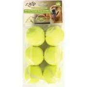 6 Pack Extra Bouncy Dog Fetch Balls AFP Hyper Maxi Super Bounce Tennis Ball Toy