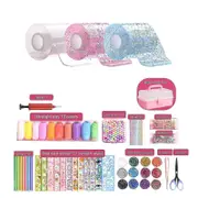 Nano Tape Bubble Kit Kids With Step-by-step Tutorial And Traceless Nano Adhesive Tape (ruigou)-YKY416 White