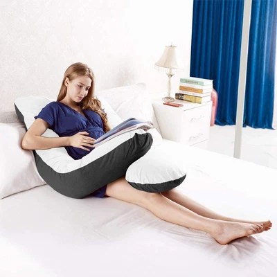 Australian Made Pregnancy/Maternity/Nursing Pillow Body Feeding Support (Blac...