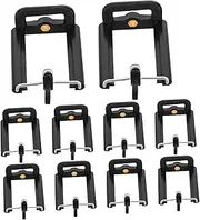 ULDIGI 10pcs Selfie Stick Phone Mount U-Clip Clamp for Travel Secure Stable Phone Grip Accessory